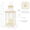 Kate Aspen® Hampton Ivory LED Vintage Decorative Lantern